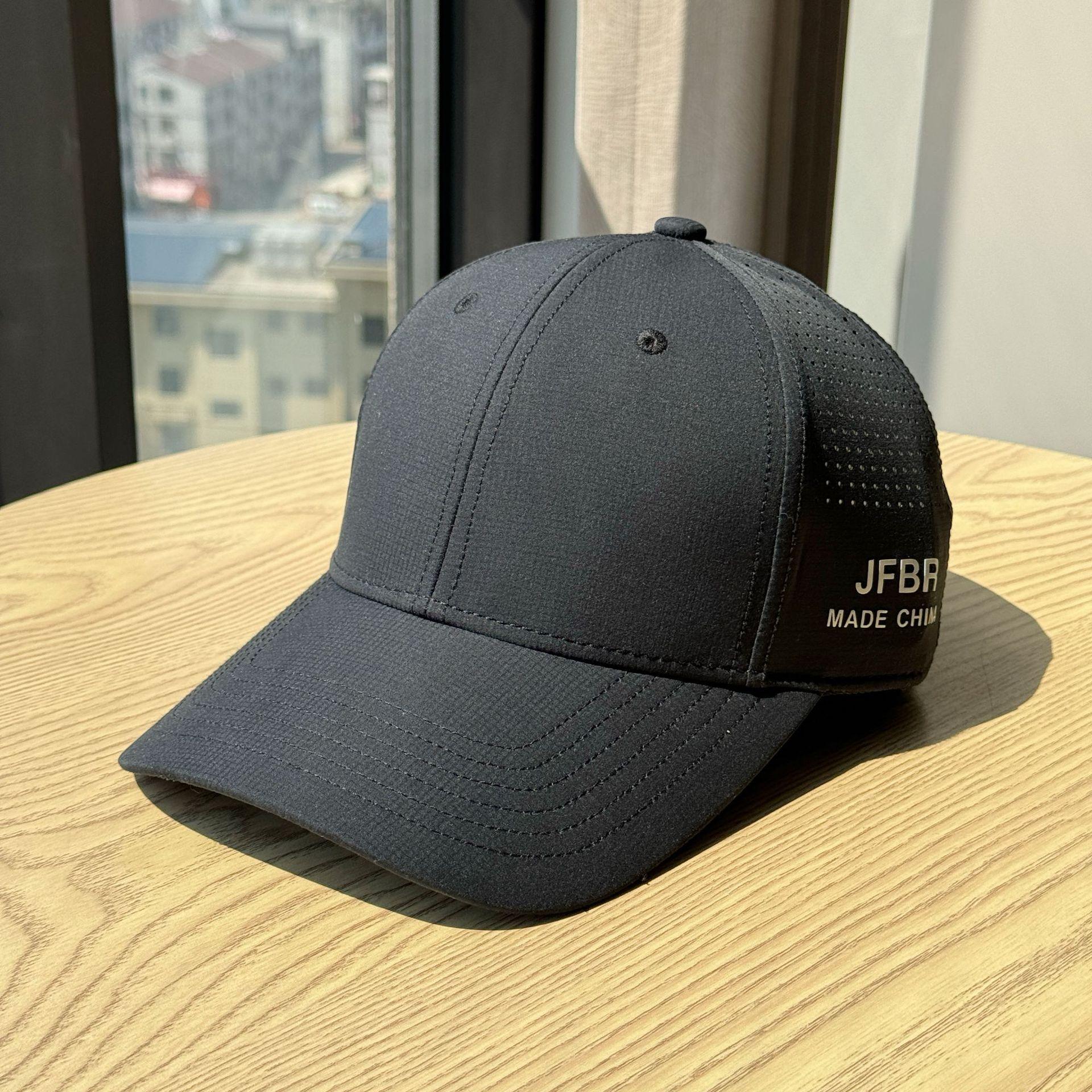 

New high-quality quick-dry baseball cap with side lettering, stylish hat for men and couples, women s sun protection hat Adult54-60Adjustable чёрный