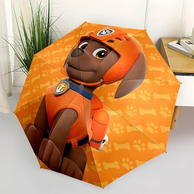 

1PC Dog Print Automatic Open/Close Umbrella, 8-Rib Sturdy Frame, Lightweight Portable Umbrella, Commute, Business - Ideal Gift for Friend, Vibrant Pat