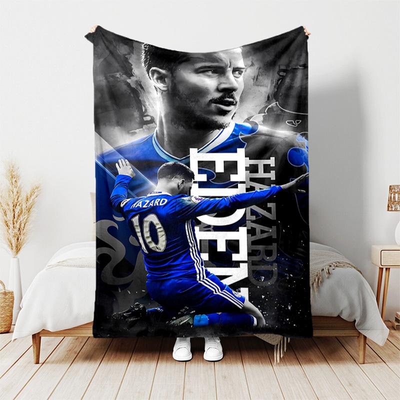 1pc Blanket - Chelsea FC logo Print Design, Lightweight Blanket for Sofa, Bed- Soft &Warm, Gift for All Seasons