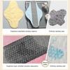 6Pcs Reusable Washable Menstrual Pads Leak-Proof Waterproof Breathable Graphene Cloth Incontinence Pads Elderly Sanitary Pads