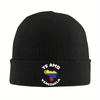 I Love VZLA - Venezuela Heart Flag Venezuelan Knitted Hat Women's Unisex's Beanie Winter Hats Warm Cap
