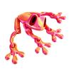 3D Printed Frog Refrigerator Magnet Movable Joints Frog Fidget Toy Articulated Animal Model Figurine Fridge Magnetic Frog Decoration Ornament