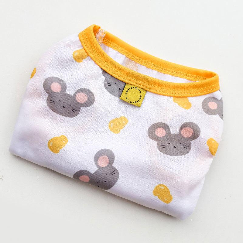 Small, Medium and Large-sized Dog and Cat Pet Clothes, New Cartoon Teddy Dog Vests for Spring and Summer, Bichon Frise