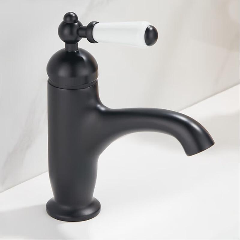 MDNG French Luxury Black Basin Faucet