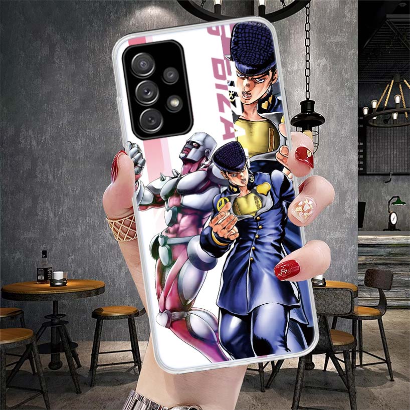 JoJo Bizarre Adventure Anime Phone Case For Samsung Galaxy A12 A22 A32 A52 A72 A02S A51 A50S A71 A70 A31 A20S Note 20 Ultra S10
