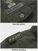 Men's Plus Velvet Thickened Cotton Jacket - Stand Collar, Washable, Large Sizes, for Autumn and Winter.
