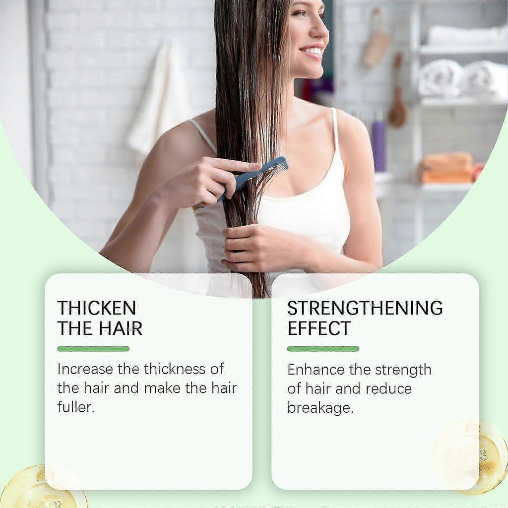 3PCS Rosemary Hair Growth Shampoo with Hydrolyzed Keratin, Strengthens and Nourishes Scalp Less