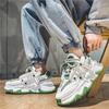 Herrenschuhe Herbst Freizeitschuhe 2024 Modetrend Hongkong-Stil Sportschuhe dicke Sohle erhöhend Dad-Schuhe Herren Douyin gleicher Stil