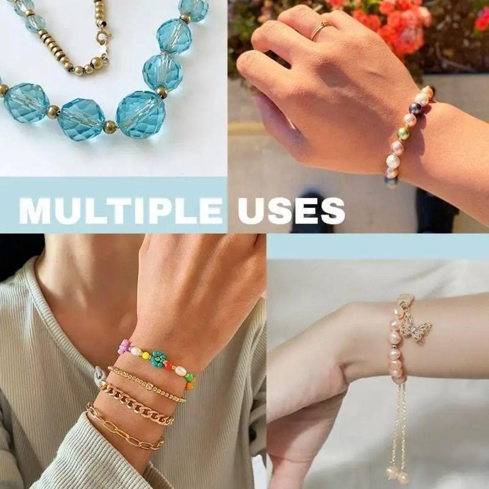 Nawlekanie Perek Narzędzie do Koralikowania Węzłowania Noszenie Koralików Druty do Robótek Ręcznych Narzędzie do Koralikowania Tworzenie Biżuterii