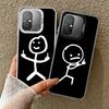 Funny Stickman Matchman Soft Phone Case for Xiaomi Redmi 15C 15 14C 13C 12C Poco X5 X6 X7 Pro X3 F8 F7 Ultra M8 13 12 Cover Back