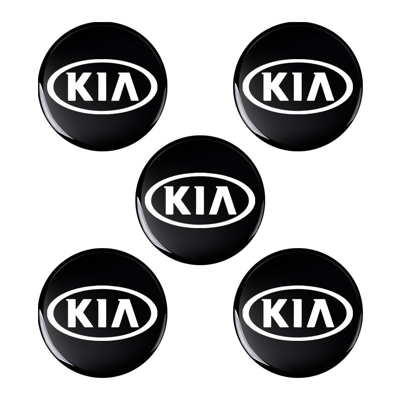 2/5/10Pcs 14mm Fashion Car Remote Key Fob Emblem Badge Radio button Sticker Accessories For KIA Cerato Sportage R K2 K3 K5 Sorento Sportage R Rio Soul