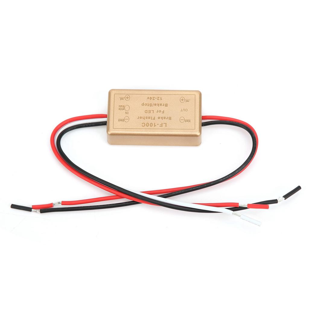 LF?100C Automobile LED Light Control Module Switch Relay Flasher Simple Installation 12?24V