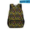 Trendy Novelty Kpop Youthful School Bags Unisex Gorilla Tag Travel Bags 3D Print Oxford Waterproof Notebook Shoulder Backpacks