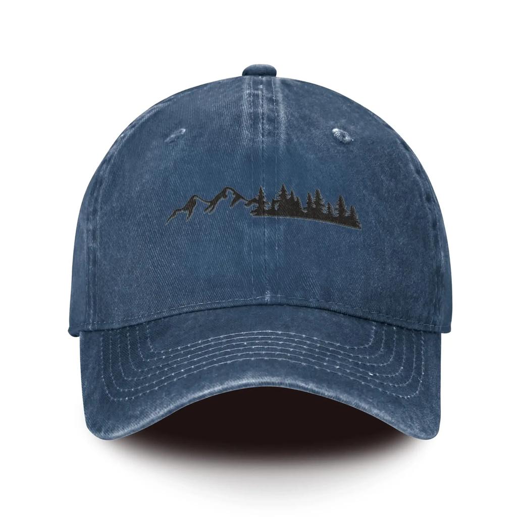 Outdoor Baseballpet Zacht Katoen Bomen Berg Papa Hoed Unisex