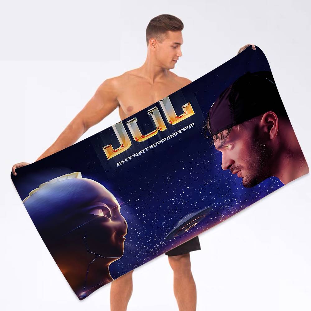 Jul Album Music Anime Beach Swimming Towel Soft Absorbent Washcloth Children's Gifts for Kids Travel Camping Gym