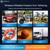 12V Car Air Compressor Portable Electric Air Pump Wireless Car Tyre Inflator Digital Bicycle Pump For Auto Accessories CAFELE