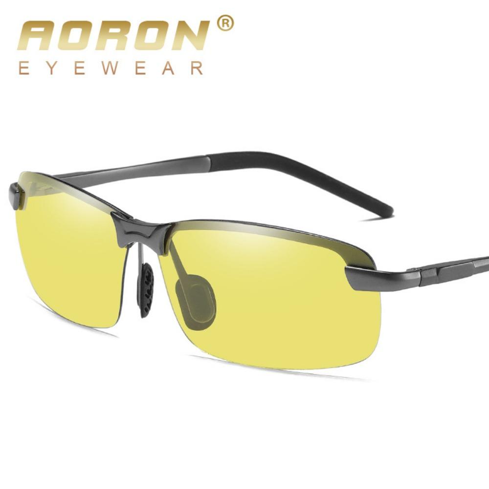 aoron Polarized Sunglasses Night Vision Color-changing Gray Sunglasses Cycling Driving Sunglasses