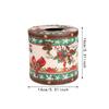 Christmas Tissue Box Holder Round Tissue Box Creative Crafts Utility Decorative