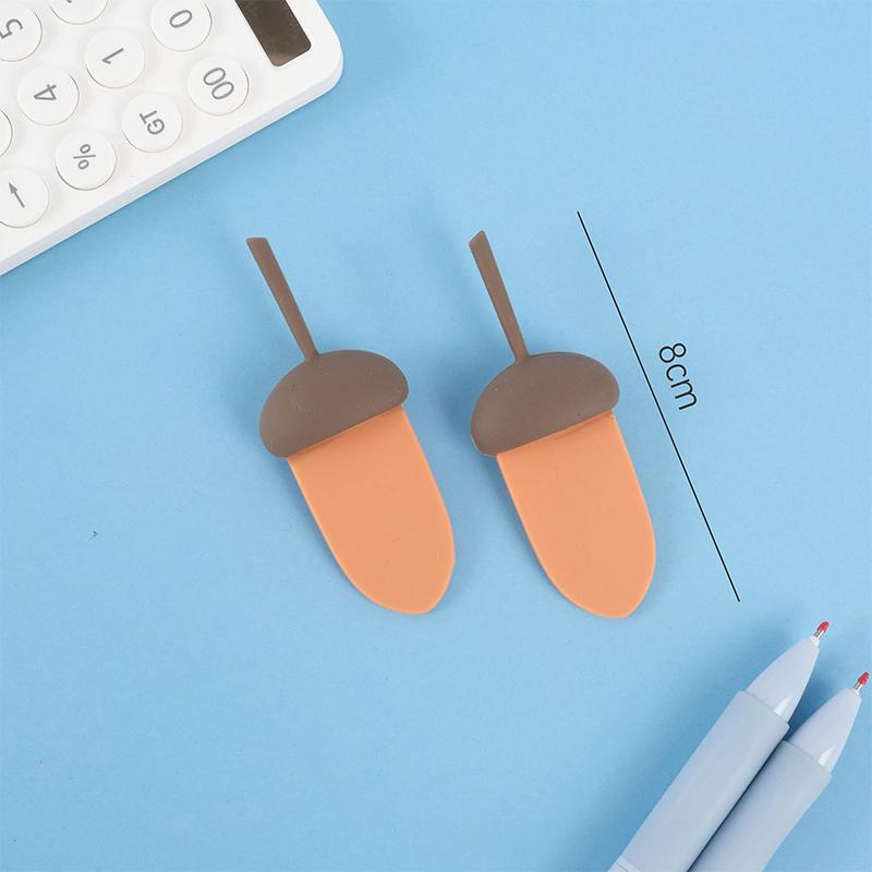 

Креативные закладки-шишки Милые мультяшные силиконовые закладки Подарки для книголюбов Школьные принадлежности Студенческие аксессуары для чтения