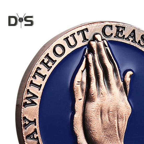 Христианская молитвенная монета Молитесь непрестанно Священное Писание Сопутствующая — фото 8