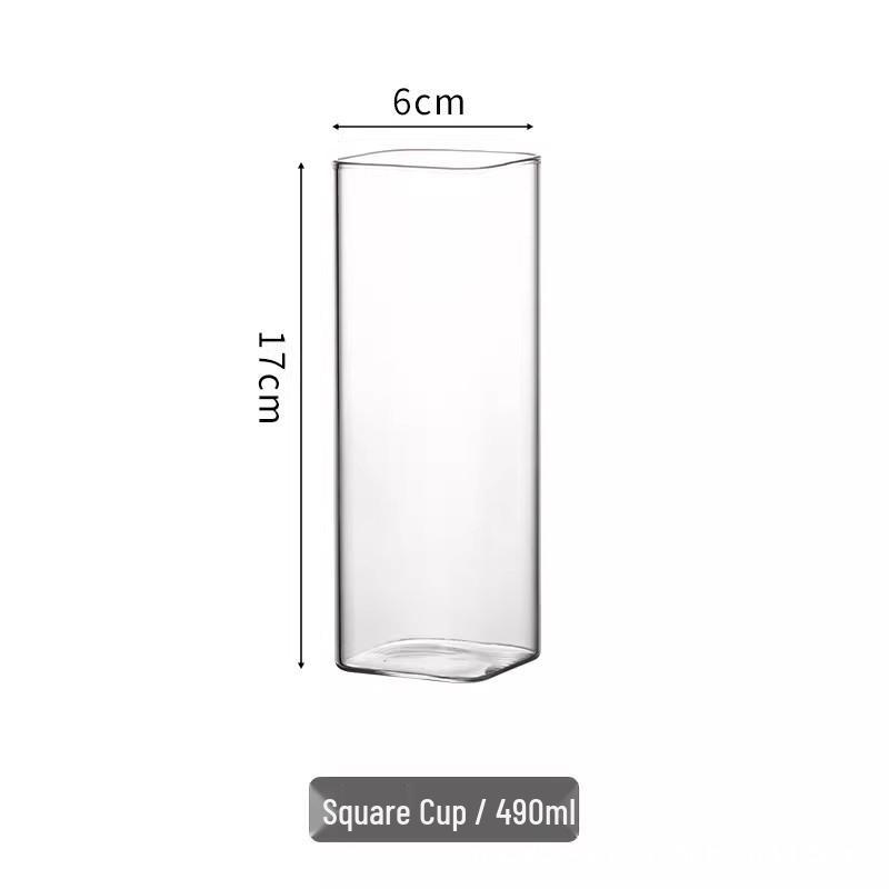 Heat-Resistant Borosilicate Long Drink Glass - Straight Sided, Thin Base