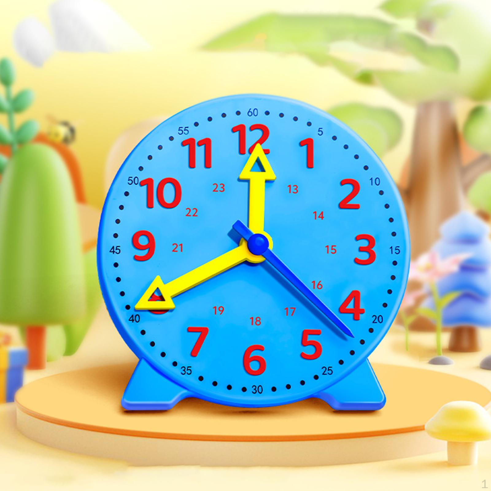 

for Activity Development Toy Life Skills Training Games Kids Table Clock Boys Girls синий