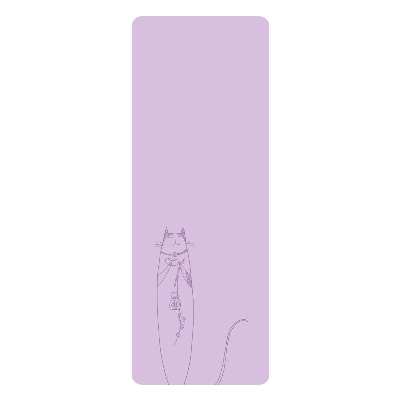 Premium Natural Rubber Yoga Mat - Non-slip, Sweat-absorbing, Extended, and Widened Plank Support.