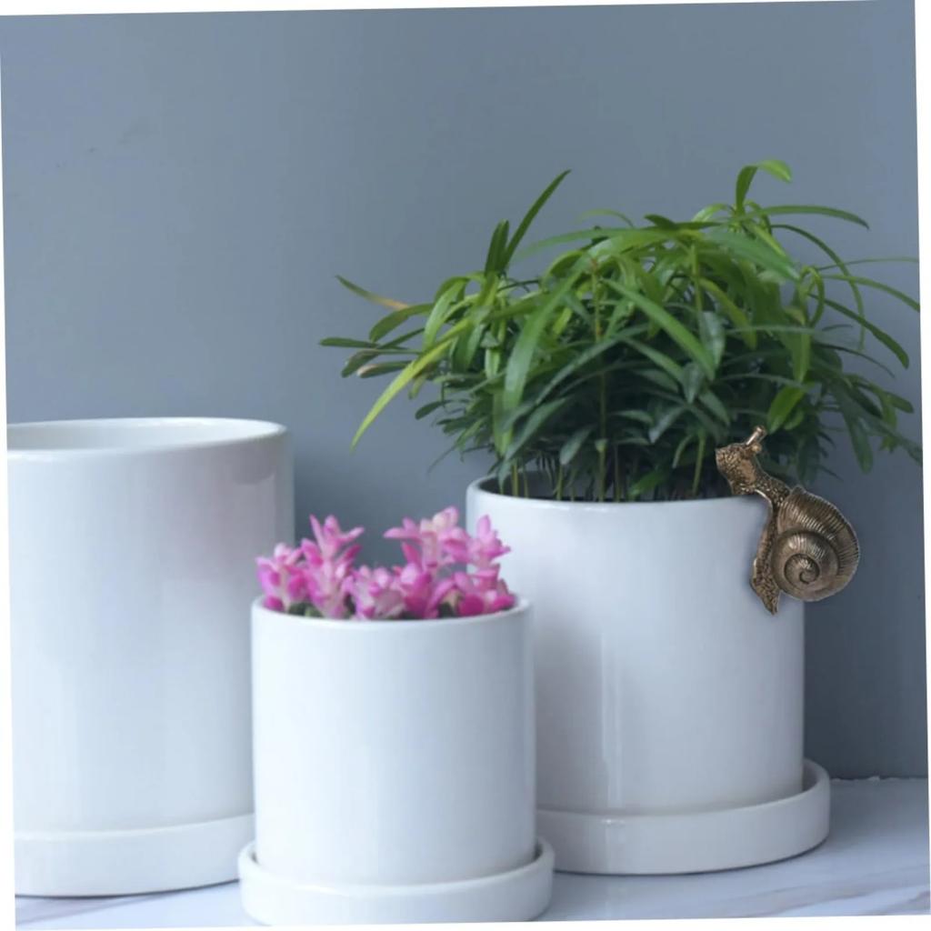 Hanging Flower Pot Snail Sculpture Decoration Resin Crafts Animal Sculpture Garden Decoration Home Decoration