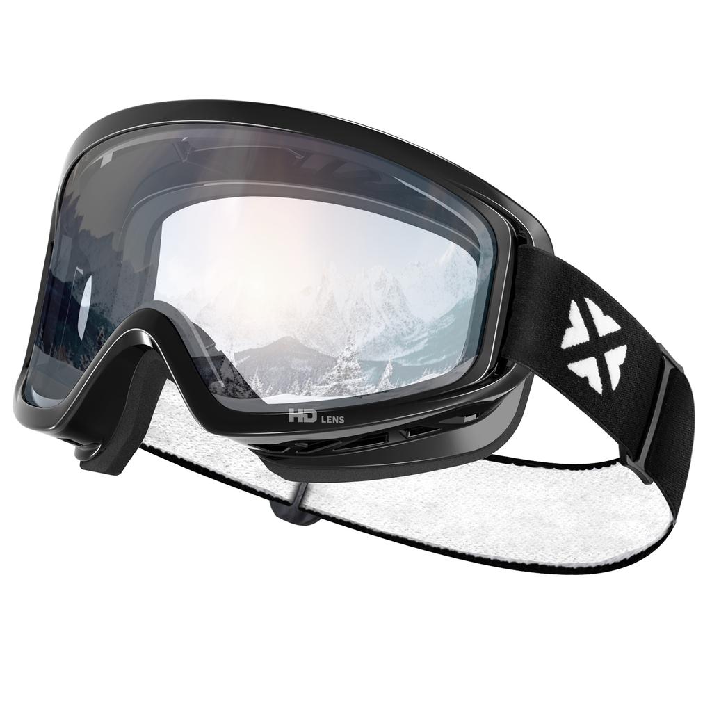 MAXJULI Ski Goggles OTG Snowboard Goggles for Men Women Youth 100% UV Protection Snow Sports M7