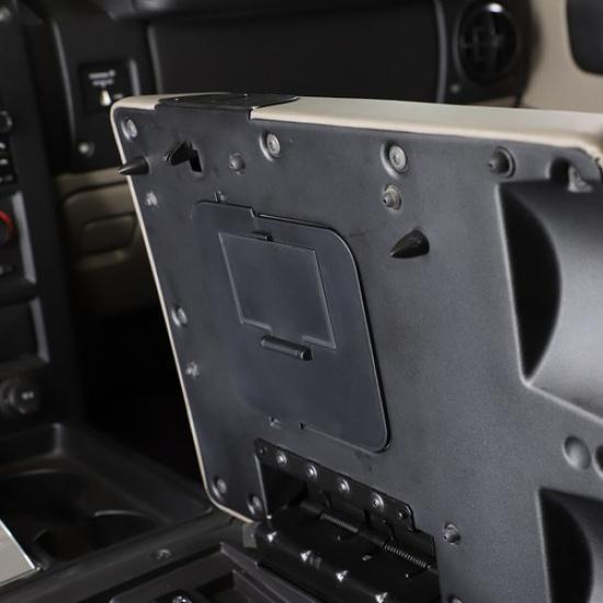 For Hummer H2 2003-07 ABS Black Armrest Box Multifunctional Privacy Storage Box