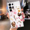 Cartoon Cat And Dog Phone Cover Case for Samsung Galaxy S26 S21 S22 FE Note 20 Ultra 10 S20 Plus S24 S23 Ultra S25 Edge