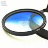 Farbverlauf Blau Farbfilter für Canon Nikon Kameraobjektive Graduell Abstufbar 37 40.5 46 49 52 55 58 62 67 72 77 mm 58mm 52mm