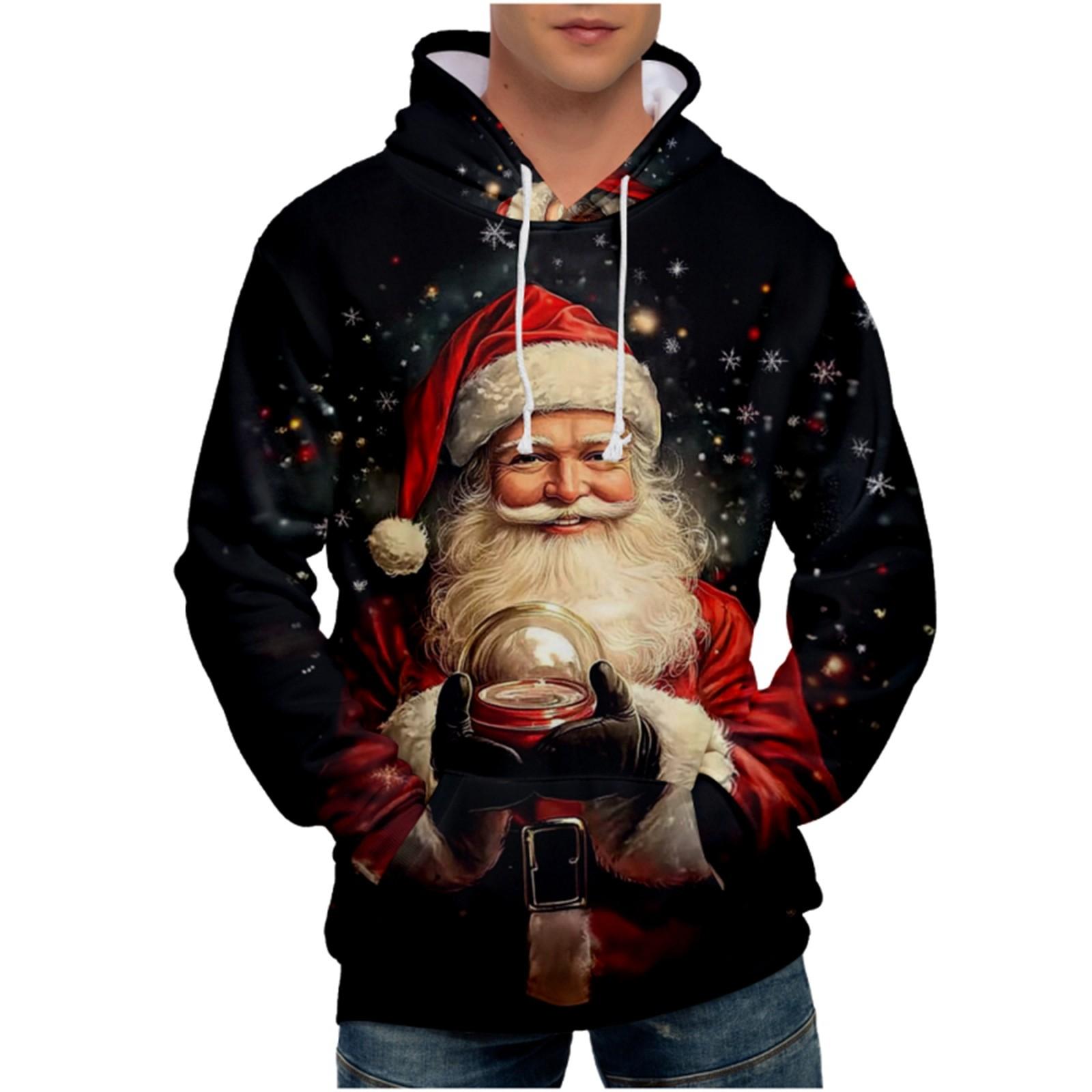 Мужская свободная толстовка с капюшоном с принтом, мужская повседневная модная спортивная толстовка XL