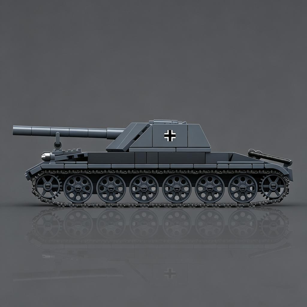 II Wojna Światowa Rheinmetall transporter broni Zestaw Model w skali, 1:Skala 35, Czołg Gąsienicowy Zabawka Klockowa dla Chłopców i Dziewczynek
