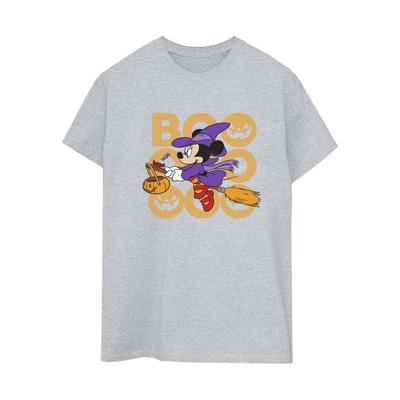 Womens/Ladies Boo Witch Minnie Mouse Cotton Boyfriend T-Shirt