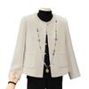 New Spring 2026 French Style Lightweight Outerwear for Middle-Aged and Elderly Women