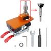 Hinge Jig Hole Drilling Guide Locator Adjustable 35mm Double Clamp Hinge Hole Opener Cabinet Hinge Hole Fixer Drilling Tools