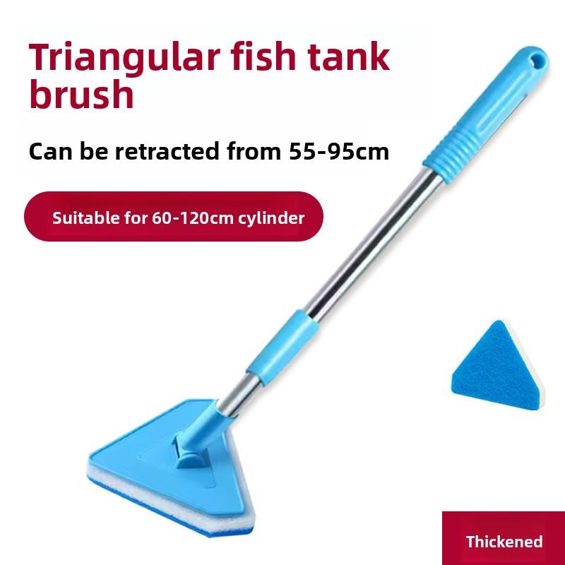 Fish Tank Algae Removal Brush, Fish Tank Brush, Glass Fish Tank Cleaning Brush, Fish Tank Brush, Long Handle of Fish Tank, Clean Without Blind Spots