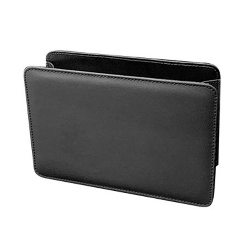 Leather Automotive Trash Can Dust Bin With Leakproof And Easy Clean Features For Car Cabin Organization Quick Install
