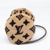 LOUIS VUITTON Excellent condition M67411 Cache Oreille Leogram fur leopard print ear muffler Scarf Beige x dark brownUsed