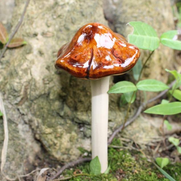Ceramic Mushroom Ornaments for Garden, Backyard, or Pond Landscaping