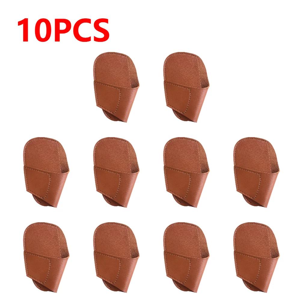 10-1pcs Portable Universal Iron Cover PU Lightweight Golf Head Leather Wedges Covers Golf Accessoires for Outdoor Golfers