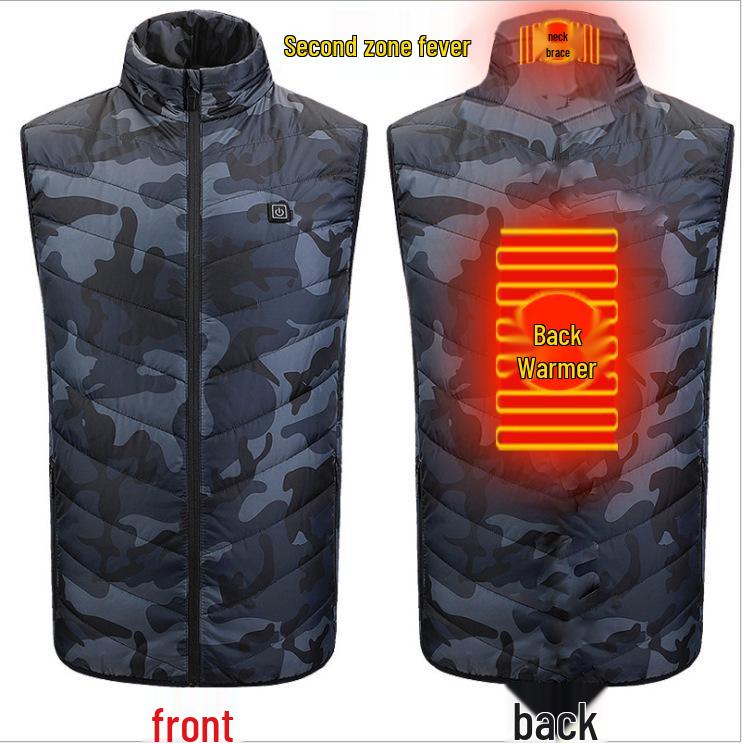 Smart Electric Heated Vest - Rechargeable, Constant Temperature Heating Apparel
