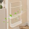 Wall Mounted Umbrella Holder Metal Mesh Storage Rack with Drip Tray & Installation Kit for Home Entryway