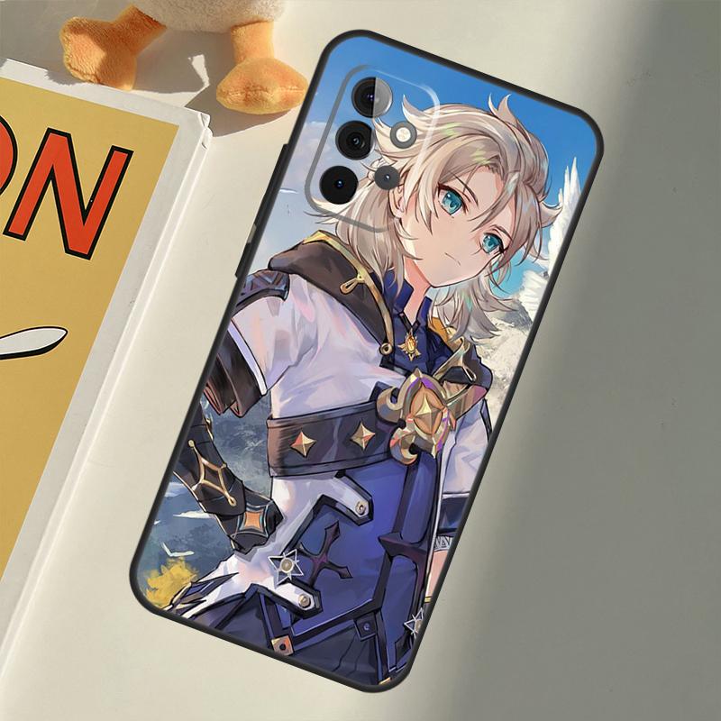 Albedo Genshin Impact For Samsung Galaxy A06 A05 A36 A26 A16 A54 A34 A14 A22 A32 A52 A55 A35 A15 A53 A13 A56 Case