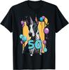 Great Dane Dog 50th Birthday Themed Party 50 Years Old T-Shirt