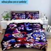 3PCS Fnaf Character Collage 3pcs Bedding,Including 3PCS Duvet Cover And 2pcs Pillowcases Perfect for Christmas,Ideal for Bedroom, Dormitory