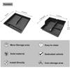 Front Center Console Organizer For 2025-2025 Chevy Silverado EV Work Truck (WT) Middle Center Console Storage Box Accessories