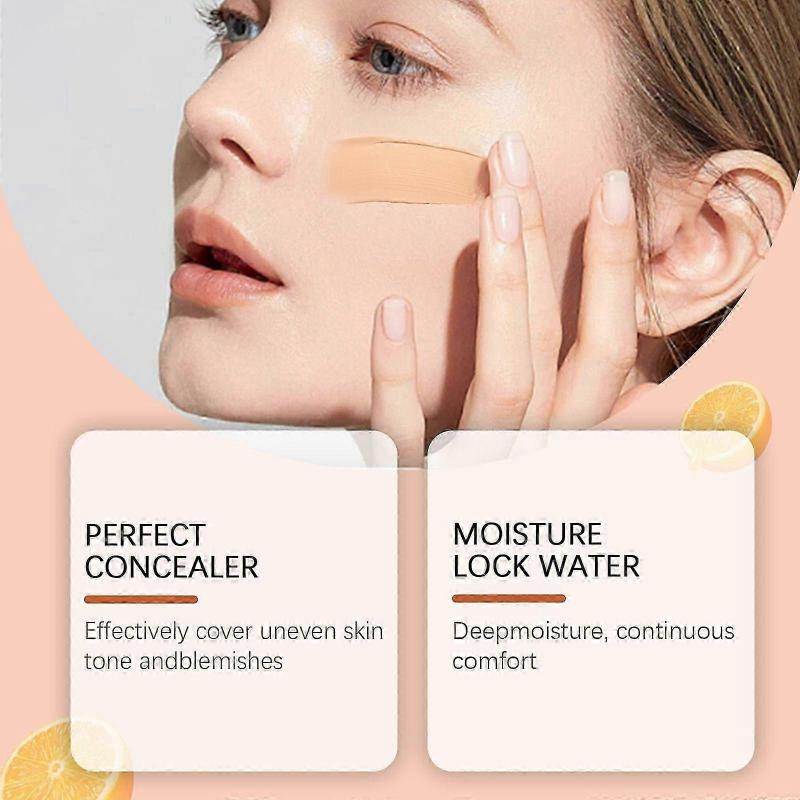 Eelhope Moisturizing Matte Liquid Foundation Natural Light Facial Skin Care Smear-Proof Makeup Moisturizing Liquid Foundation