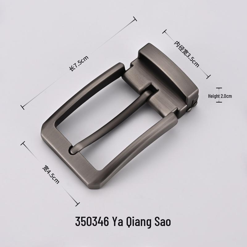 

3.5CM Men s Versatile Zinc Alloy Pin Buckle Leather Belt with Adjustable Holes